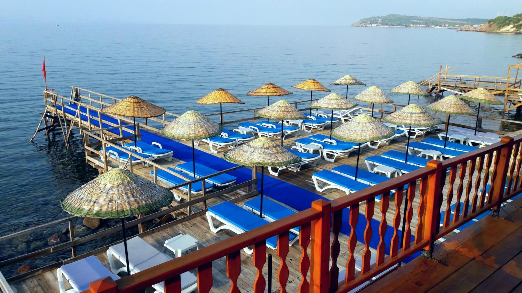 Assos Nazan Motel Restoran Beach Sokakagzi Exteriér fotografie